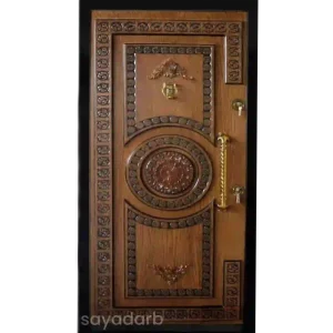 درب ضد سرقت طرح چوب