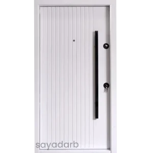 درب ضد سرقت ساده سفید