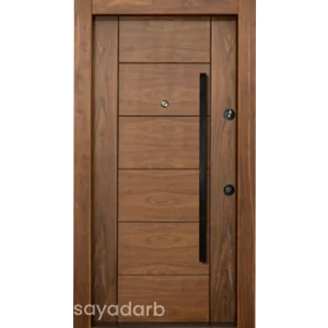 درب ضد سرقت چوب راش
